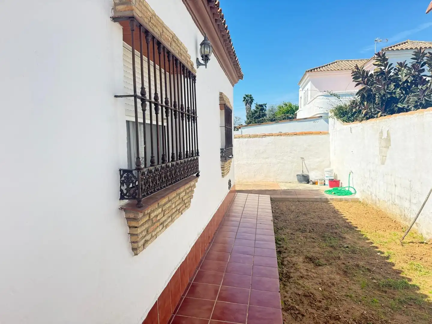 Garden of Houses for sale in Chiclana de la Frontera  with Air Conditioner, Private garden and Terrace