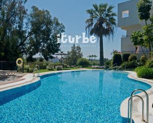 Garden of Flat to rent in Benahavís  with Air Conditioner, Terrace and Swimming Pool