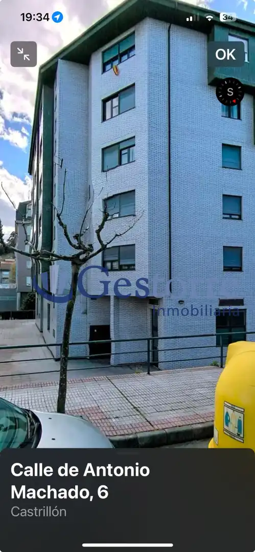 Vista exterior de Pis en venda en Castrillón amb Calefacció, Jardí privat i Terrassa
