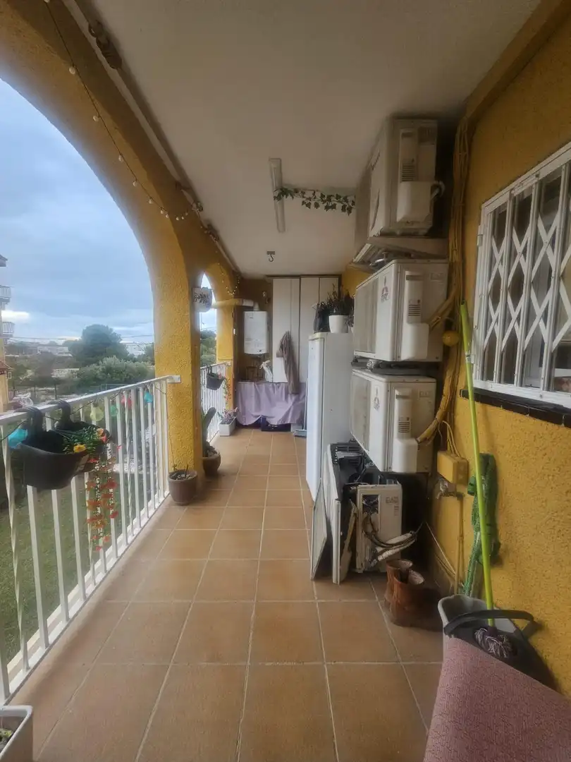 Balcony of Flat for sale in Alcanar  with Air Conditioner, Private garden and Terrace