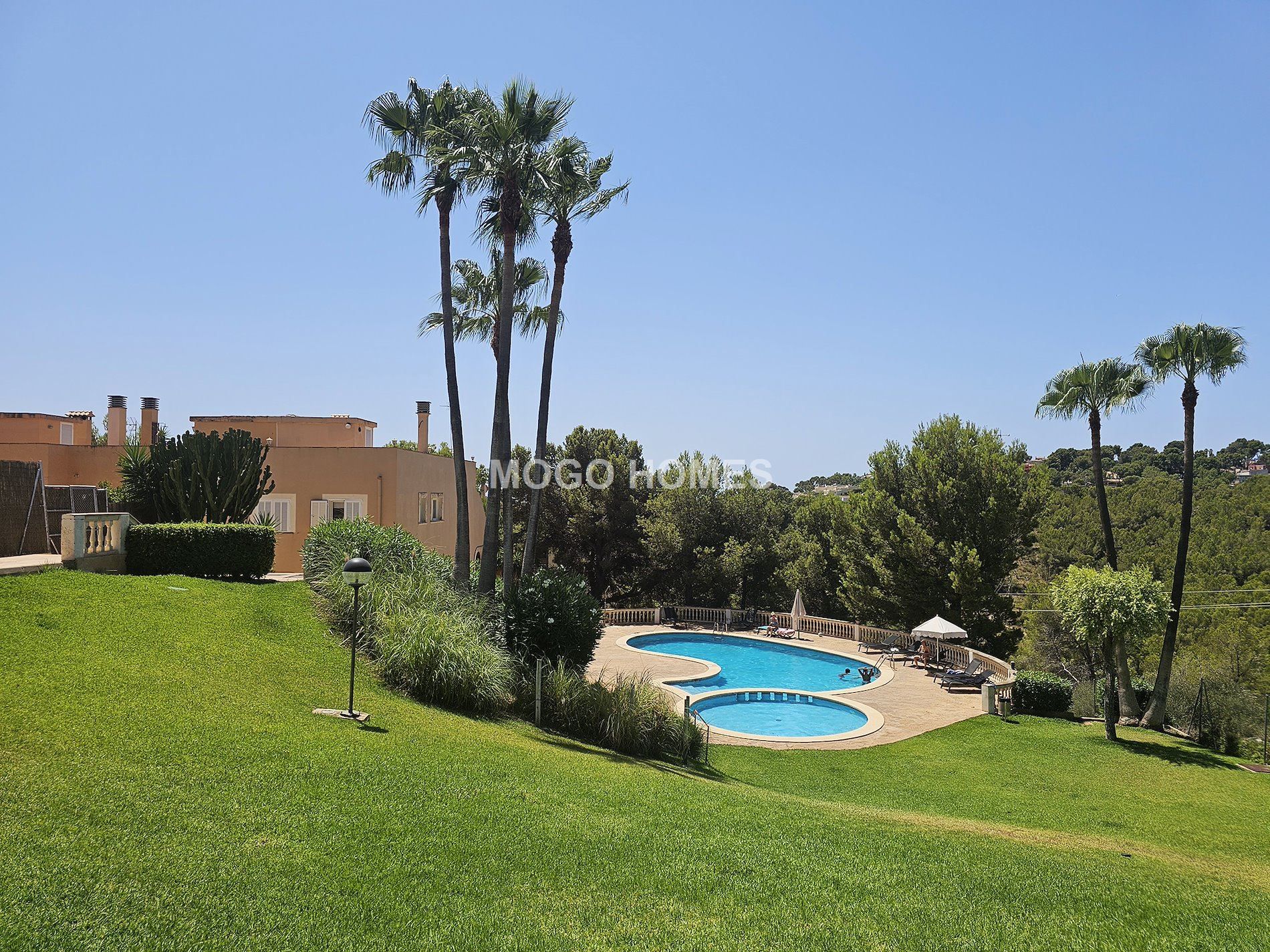 Swimming pool of Single-family semi-detached for sale in  Palma de Mallorca  with Heating, Terrace and Swimming Pool