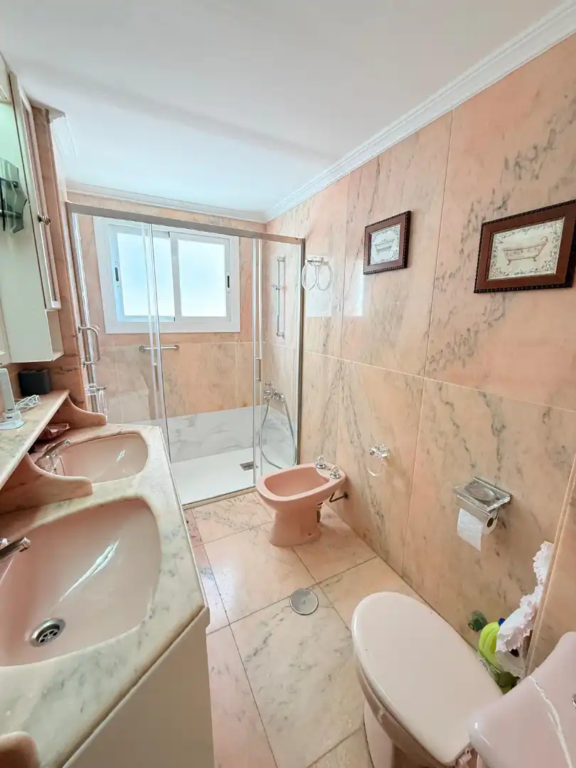 Badezimmer von Wohnung zur Miete in Málaga mit Klimaanlage, Terrasse und Möbliert