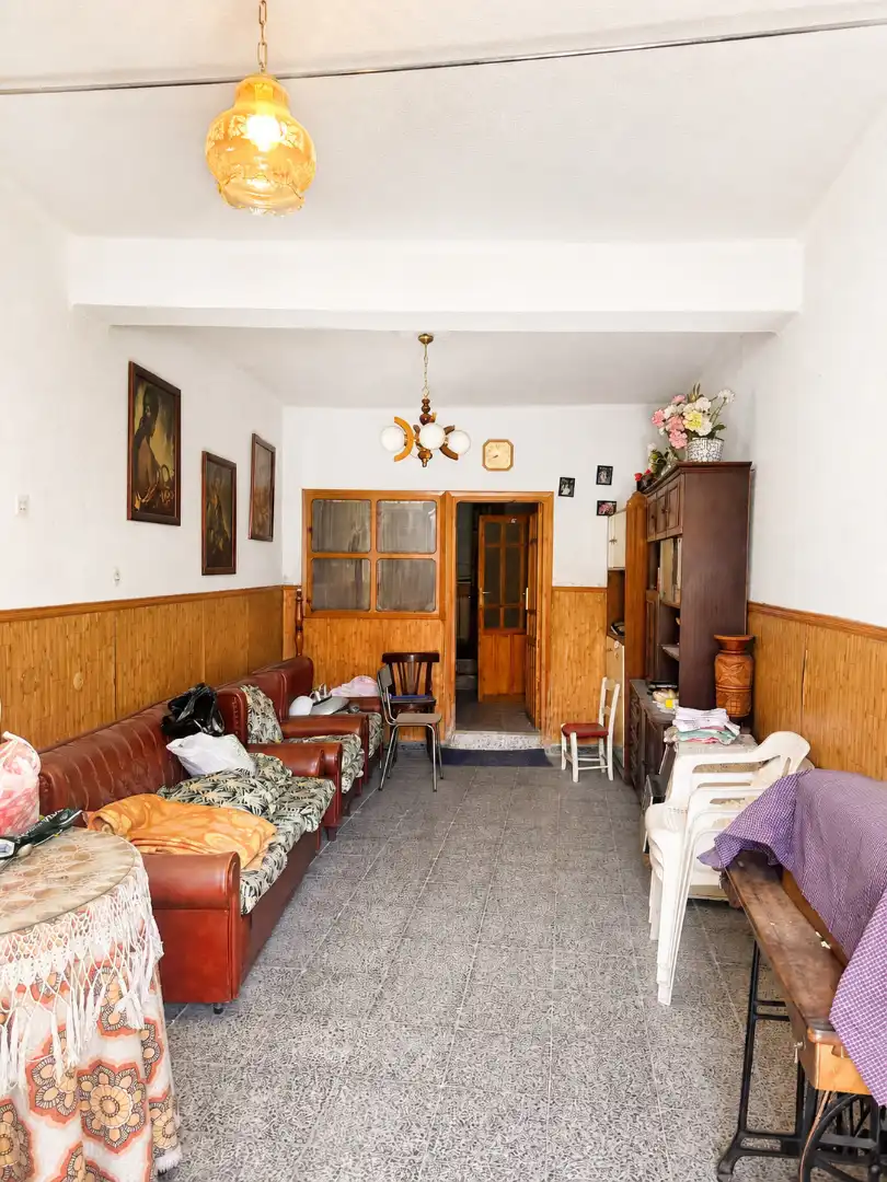 Sala d'estar de Casa adosada en venda en El Hoyo de Pinares 