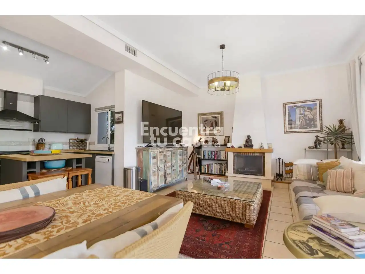 Sala de estar de Casa o chalet en venta en Altea con Aire acondicionado, Calefacción y Jardín privado