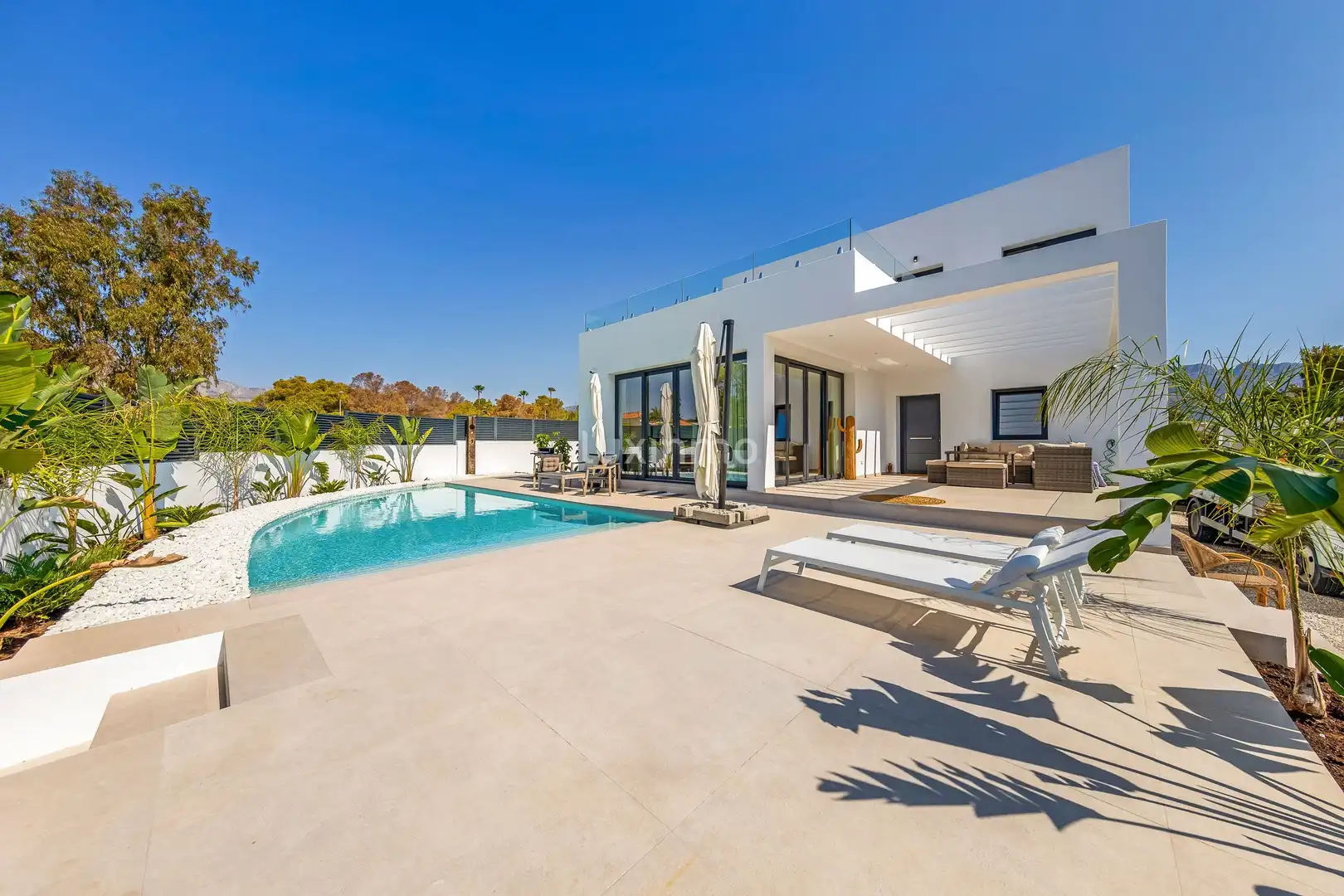 Vista exterior de Casa o chalet en venta en La Nucia con Aire acondicionado, Calefacción y Terraza
