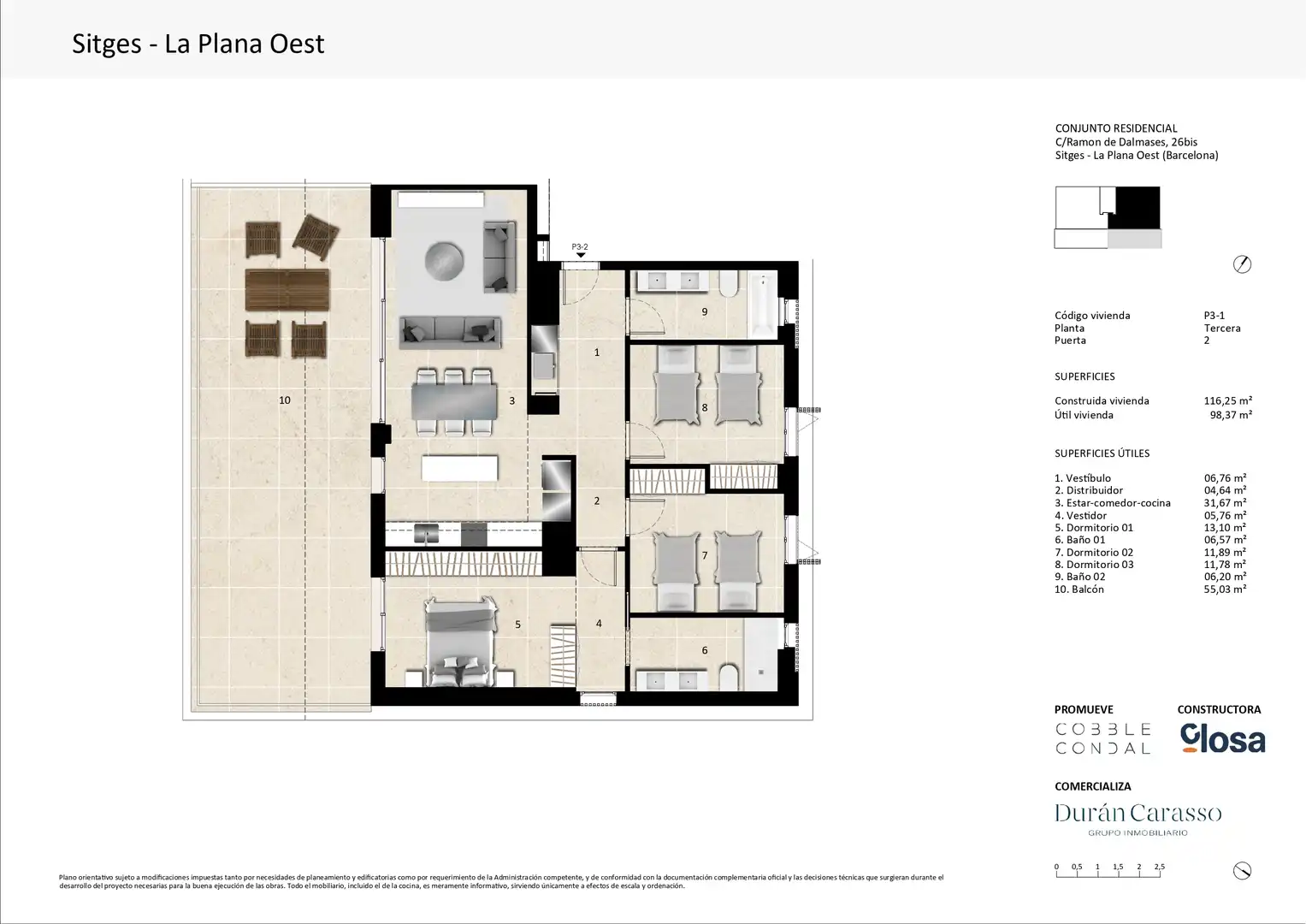 Wohnung mit Garten zum Verkauf in Carrer Ramon de Dalmases, imagen 8
