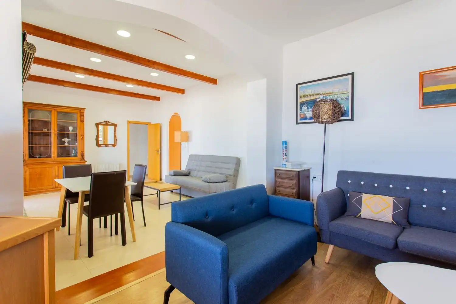 Sala de estar de Casa o chalet en venta en Cartagena con Aire acondicionado, Terraza y Amueblado