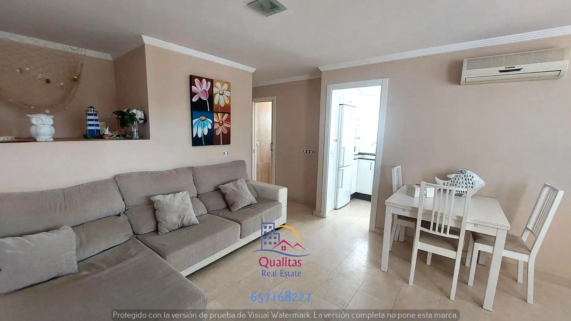 Sala de estar de Casa adosada de alquiler en Oliva con Aire acondicionado, Calefacción y Terraza