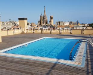 Piscina de Apartament de lloguer en  Barcelona Capital amb Aire condicionat, Parquet i Piscina