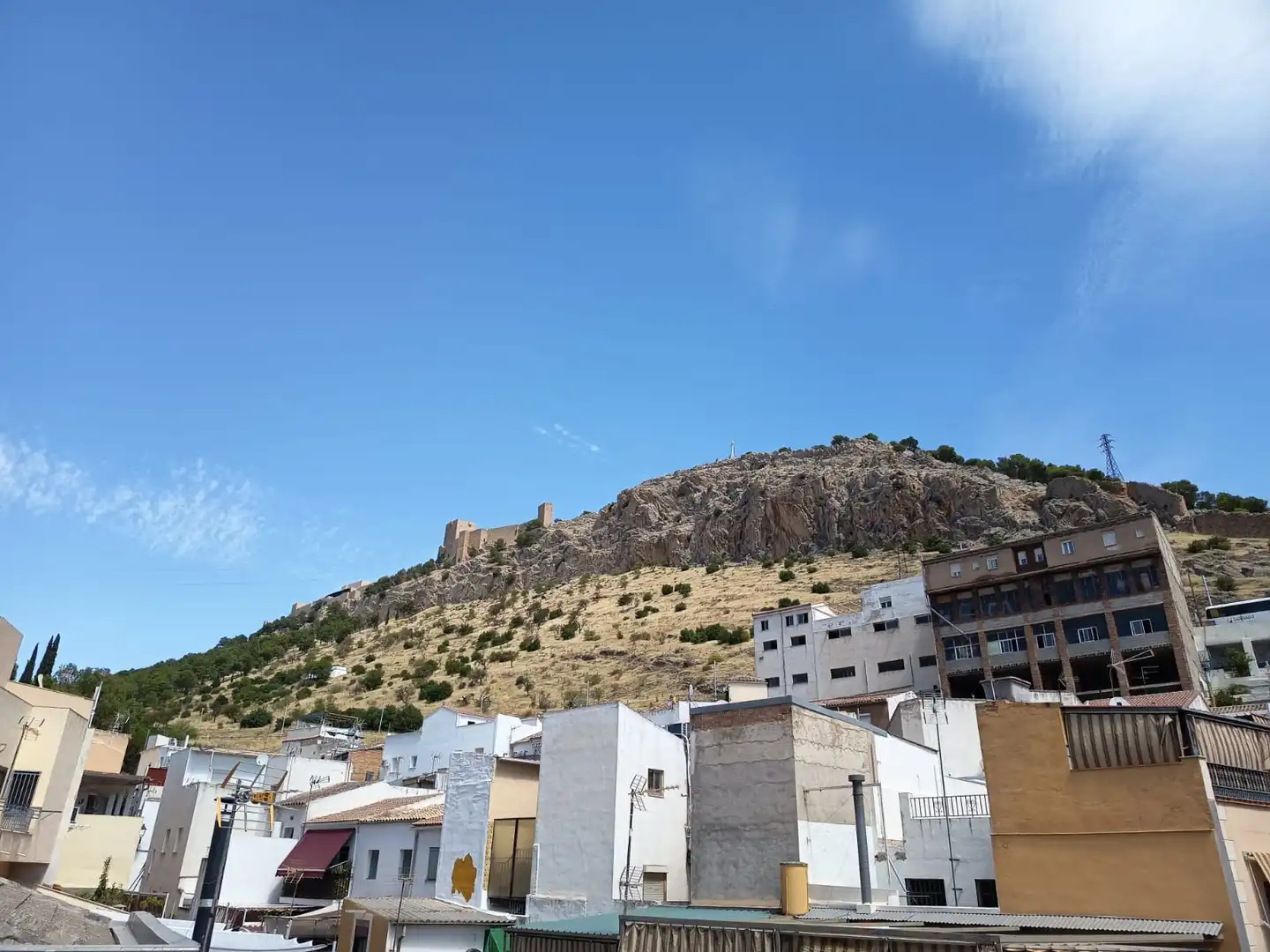 Vista exterior de Casa adosada en venda en  Jaén Capital amb Aire condicionat, Terrassa i Moblat