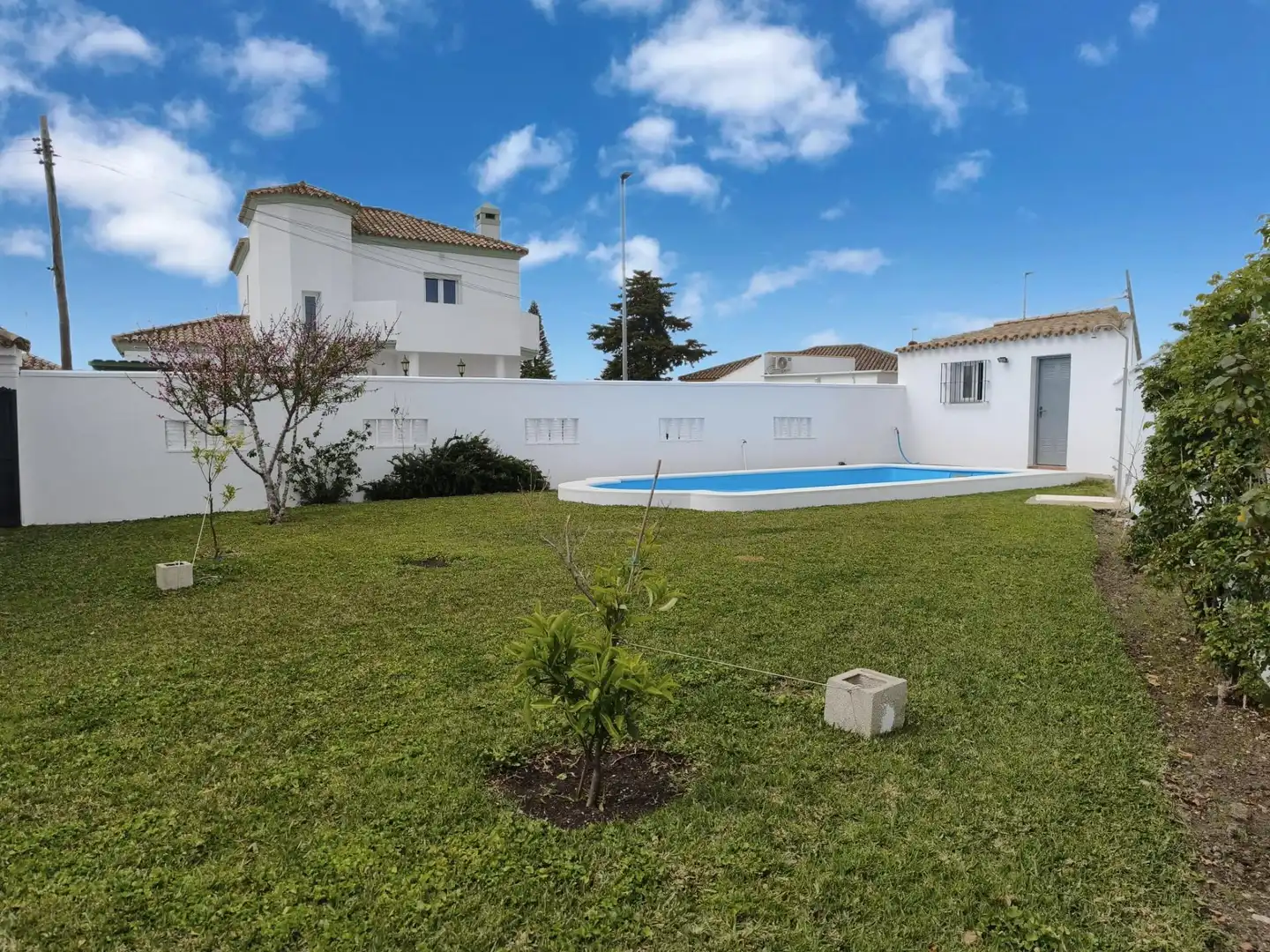 Garden of Houses for sale in Chiclana de la Frontera  with Air Conditioner, Private garden and Terrace