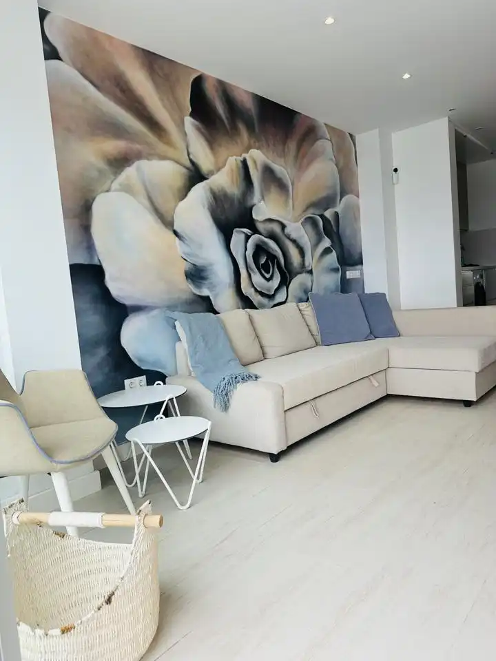 Living room of Study for rent in Las Palmas de Gran Canaria  with Air Conditioner, Terrace and Furnished