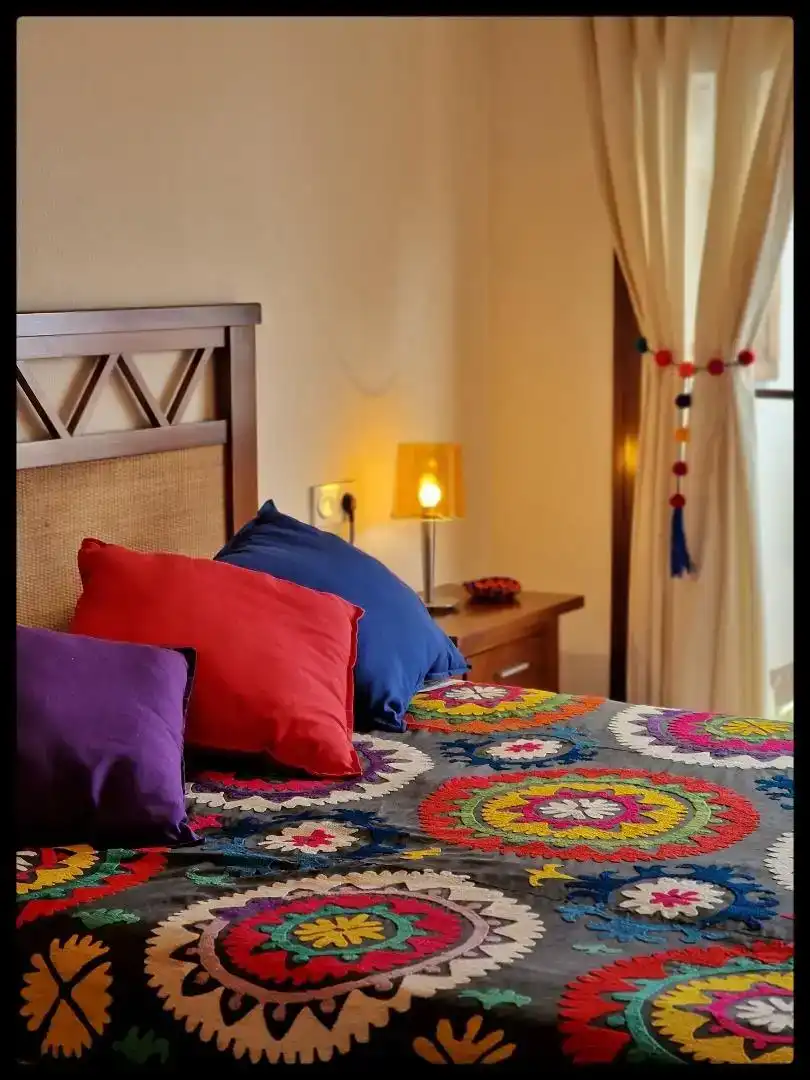 Schlafzimmer von Wohnung zur Miete in Vera mit Klimaanlage, Privatgarten und Schwimmbad