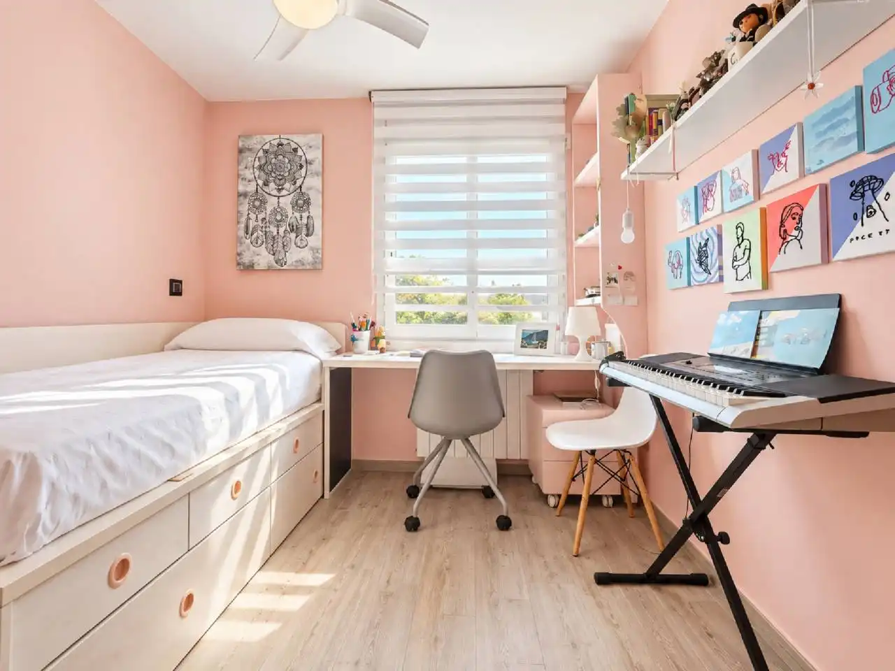 Bedroom of Flat for sale in Sant Julià de Ramis  with Air Conditioner, Heating and Balcony