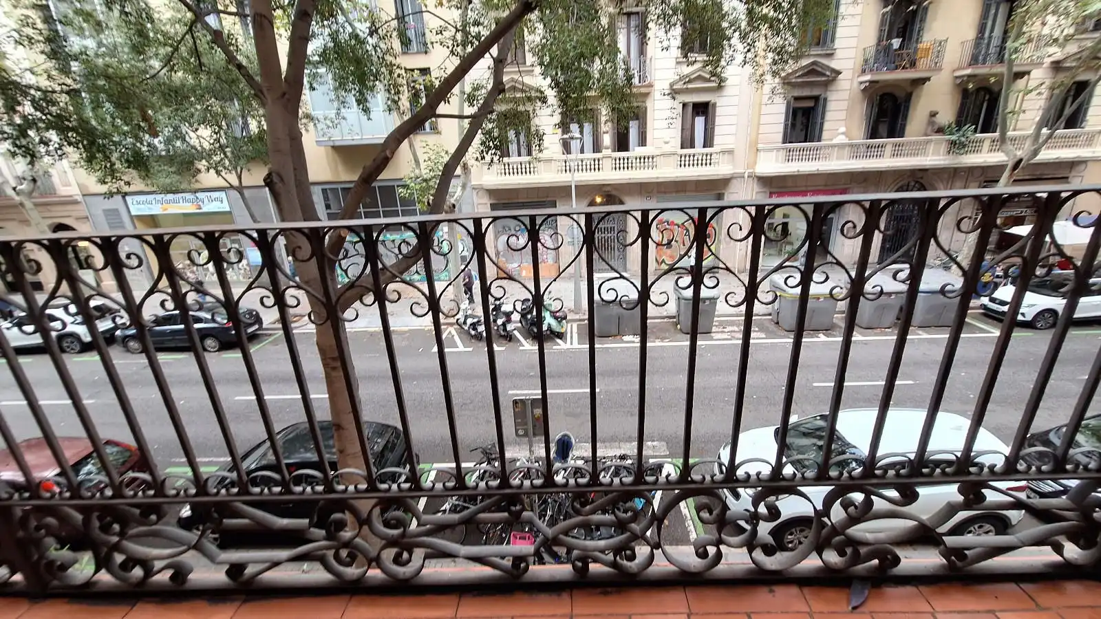 Terraza de Piso de alquiler en Eixample
