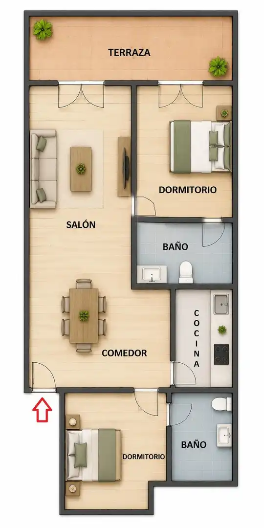 Piso en venta en Benalmádena con Aire acondicionado, Terraza y Trastero
