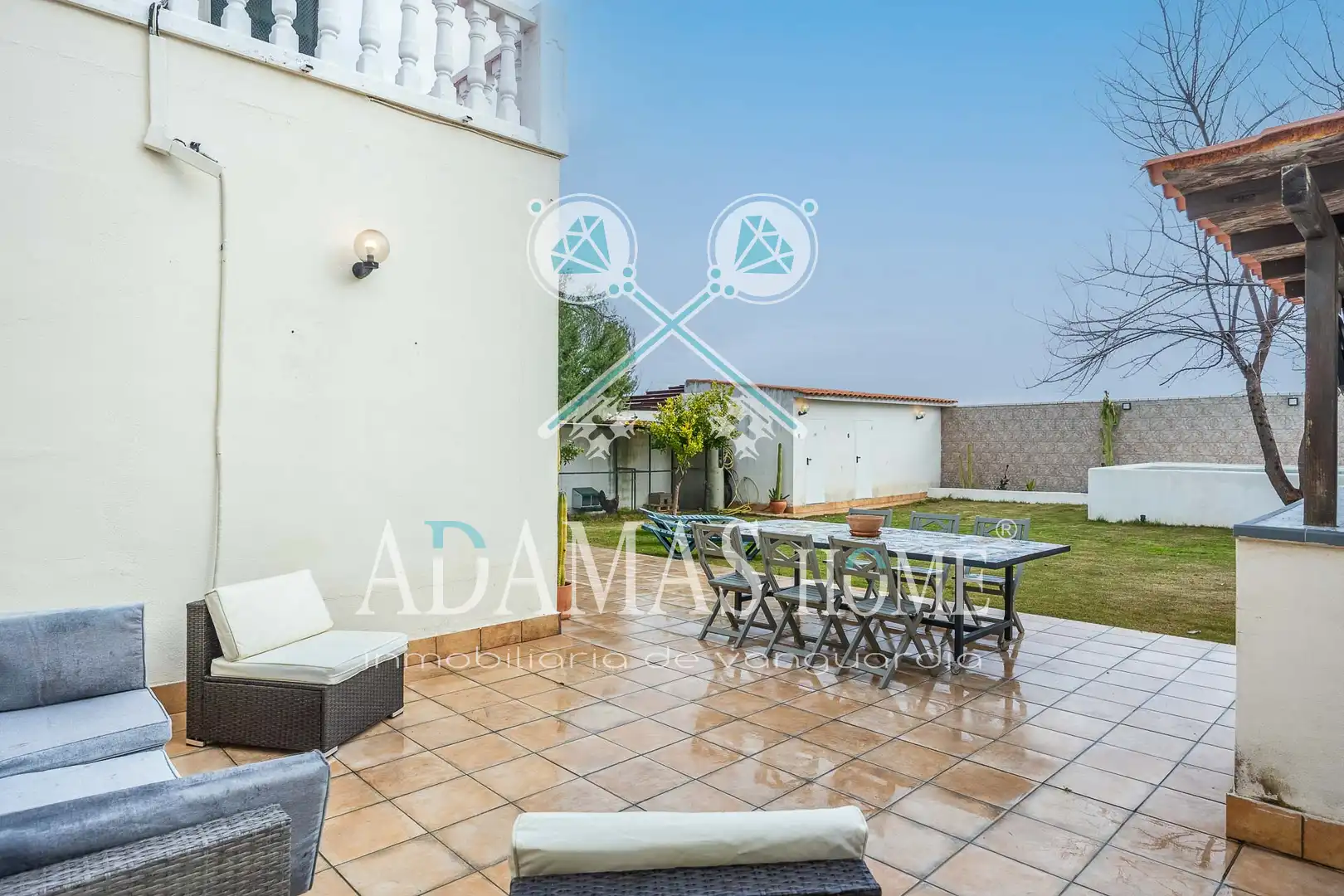 Terraza de Casa o chalet en venta en Valencina de la Concepción con Aire acondicionado, Calefacción y Jardín privado
