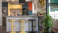 Kitchen of Flat to rent in  Madrid Capital  with Air Conditioner, Heating and Furnished