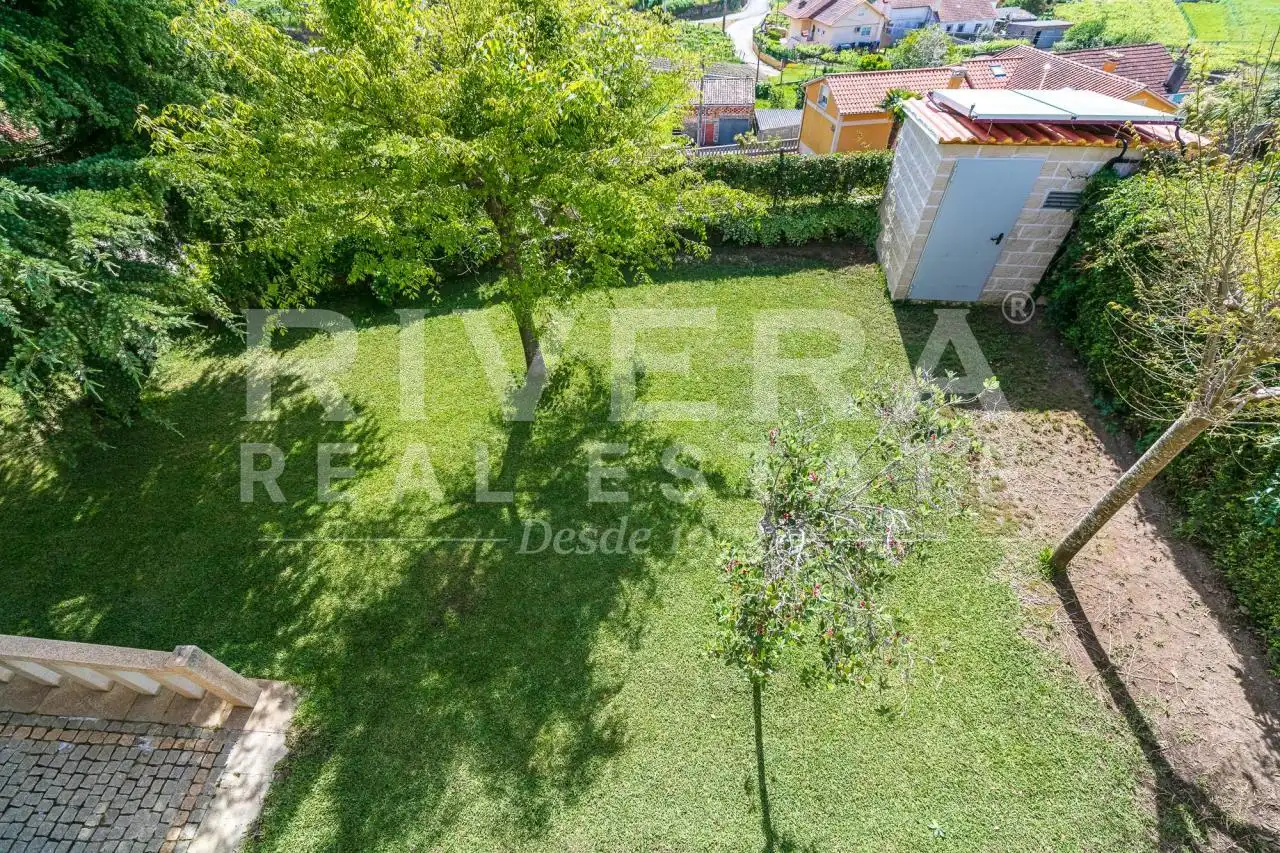 Jardín de Casa o chalet en venta en O Rosal   con Calefacción, Jardín privado y Terraza