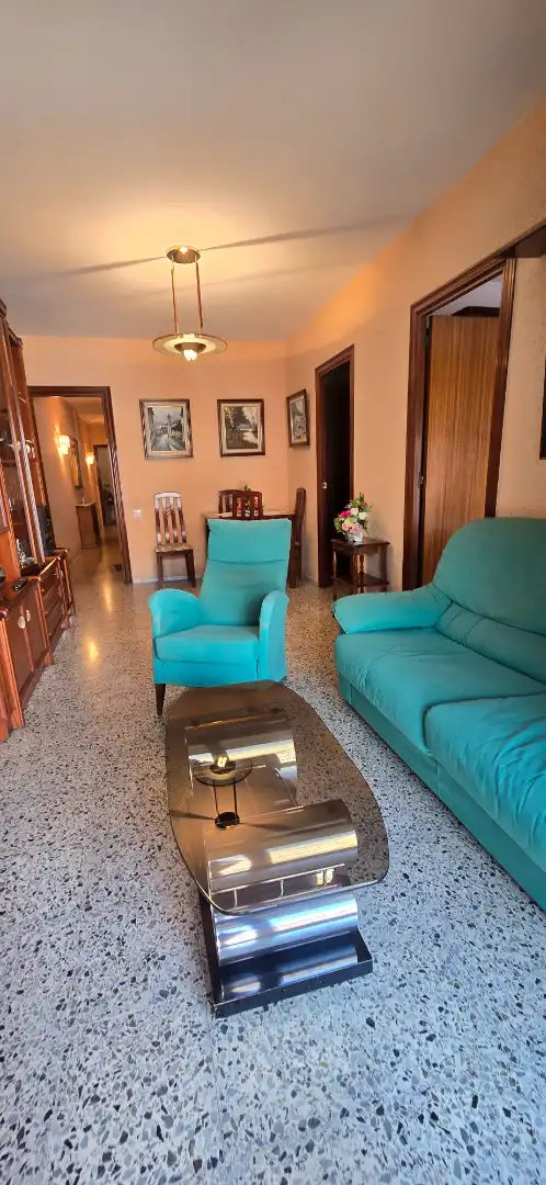 Sala de estar de Piso en venta en Santa Coloma de Gramenet con Aire acondicionado, Calefacción y Horno