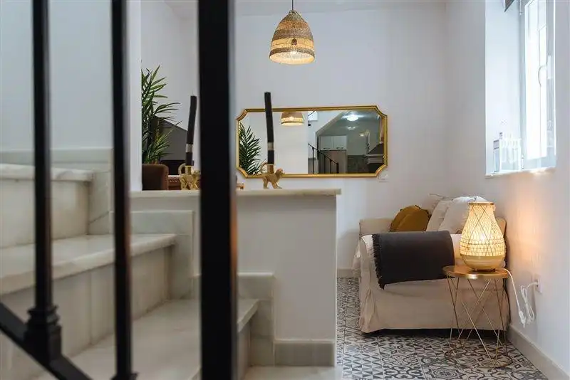Living room of Detached homes for sale in Sevilla  with Air Conditioner, Heating and Private garden