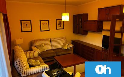 Living room of Flat for sale in  Huelva Capital  with Air Conditioner, Furnished and Balcony