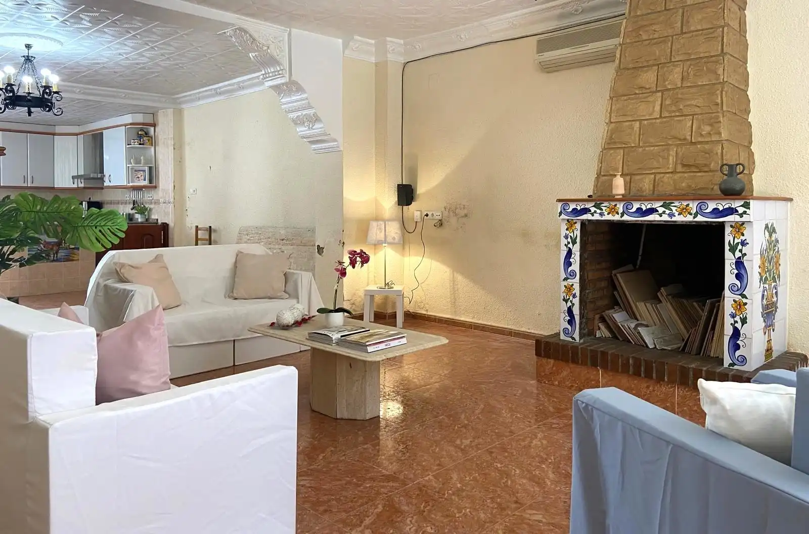 Sala de estar de Casa o chalet en venta en Massalfassar con Aire acondicionado, Calefacción y Terraza