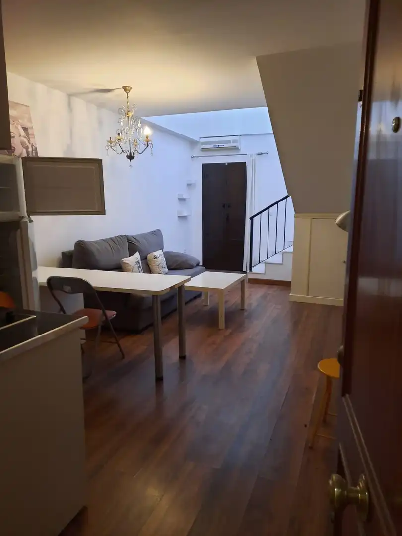 Sala de estar de Apartamento de alquiler en Badajoz con Aire acondicionado y Amueblado