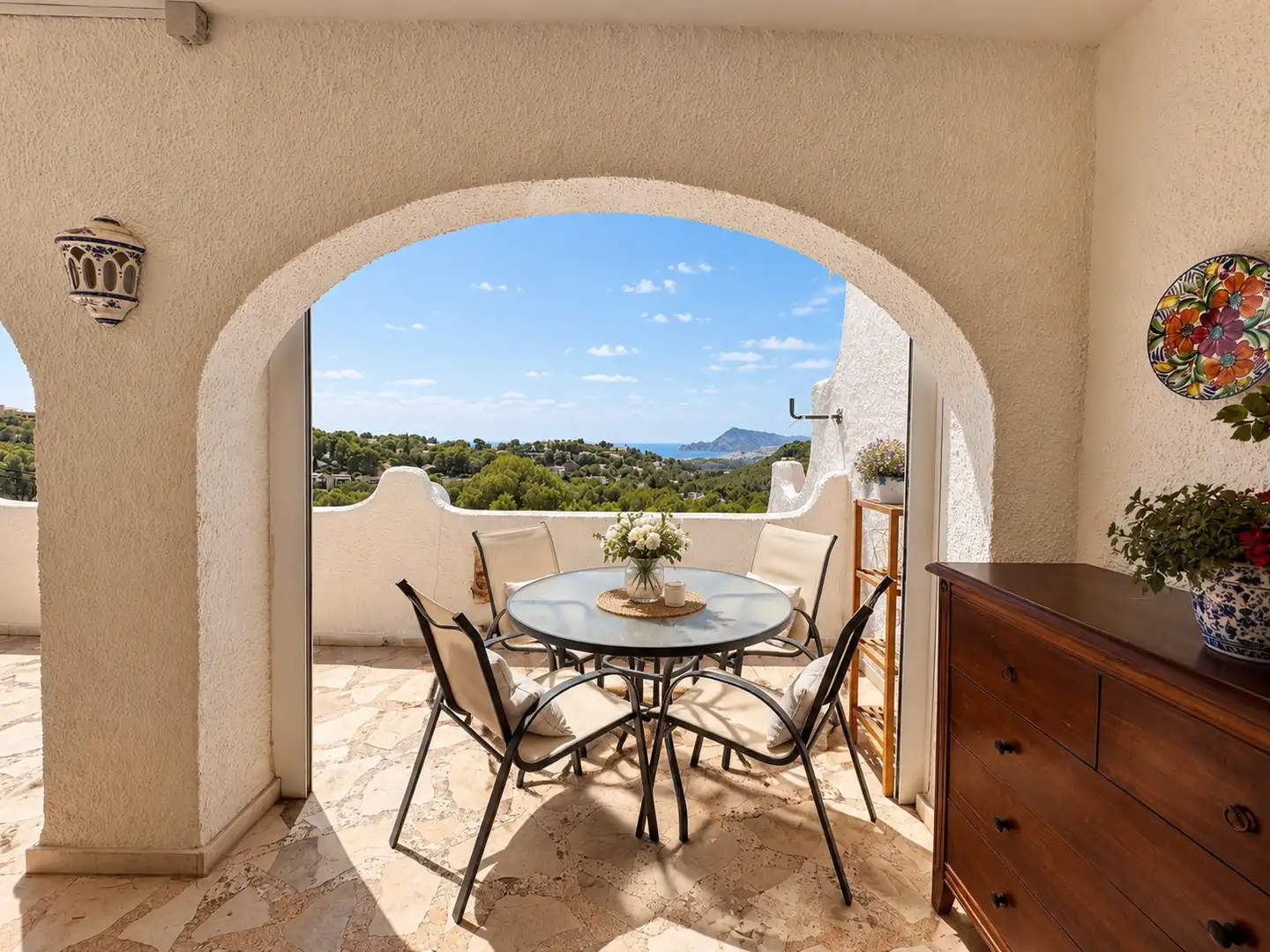 Terraza de Dúplex en venta en Altea con Aire acondicionado, Terraza y Amueblado