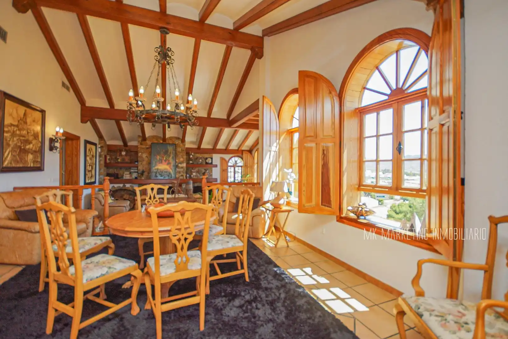 Comedor de Casa o chalet en venta en Mazarrón con Calefacción, Jardín privado y Terraza