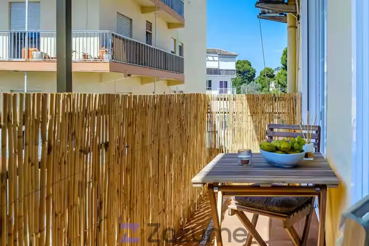 Terraza de Apartamento de alquiler en Jávea / Xàbia con Aire acondicionado, Amueblado y Horno