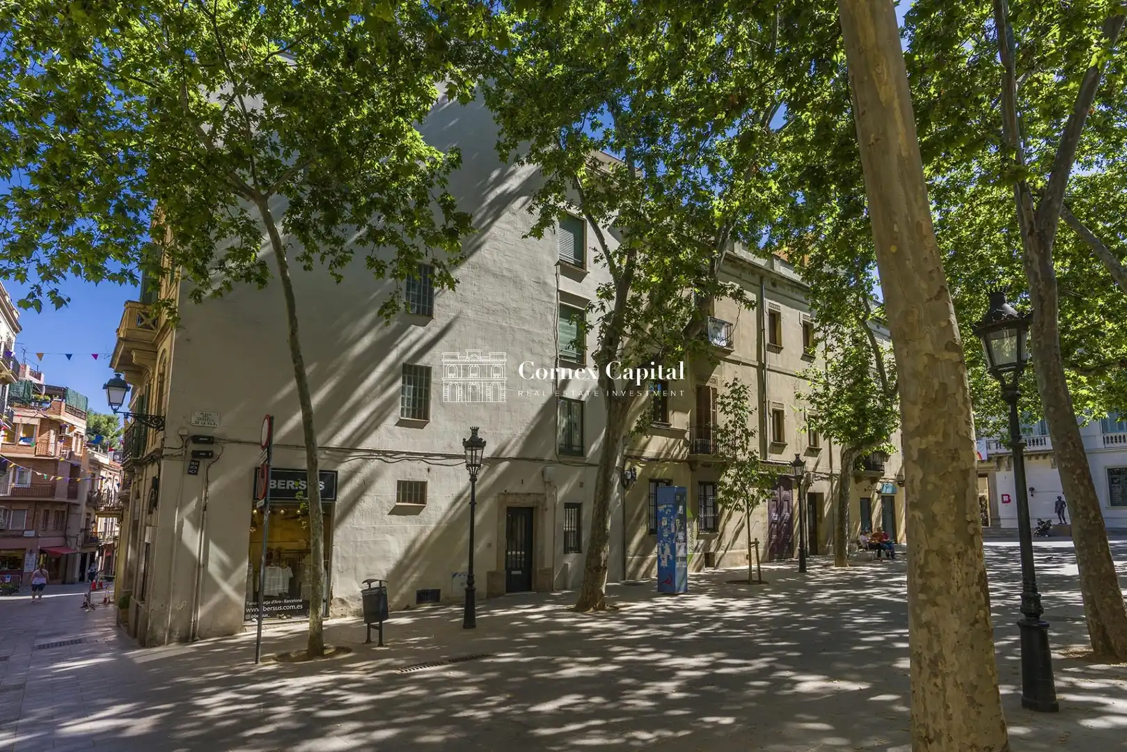 Exterior view of Flat for sale in Barcelona  with Air Conditioner, Heating and Private garden