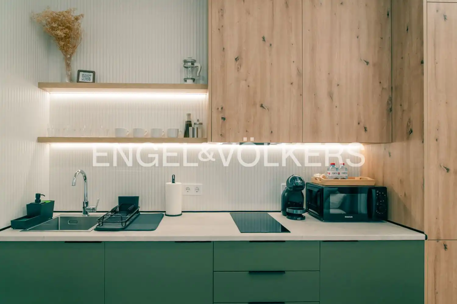 Kitchen of Apartments for sale in Valencia  with Air Conditioner, Heating and Furnished