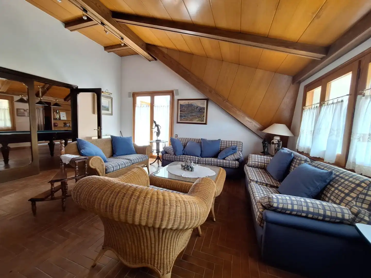Sala d'estar de Casa o xalet en venda en Castellar del Vallès amb Aire condicionat, Calefacció i Jardí privat