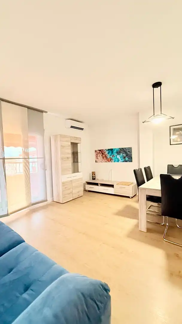 Living room of Attic for sale in Cunit  with Air Conditioner, Parquet flooring and Terrace