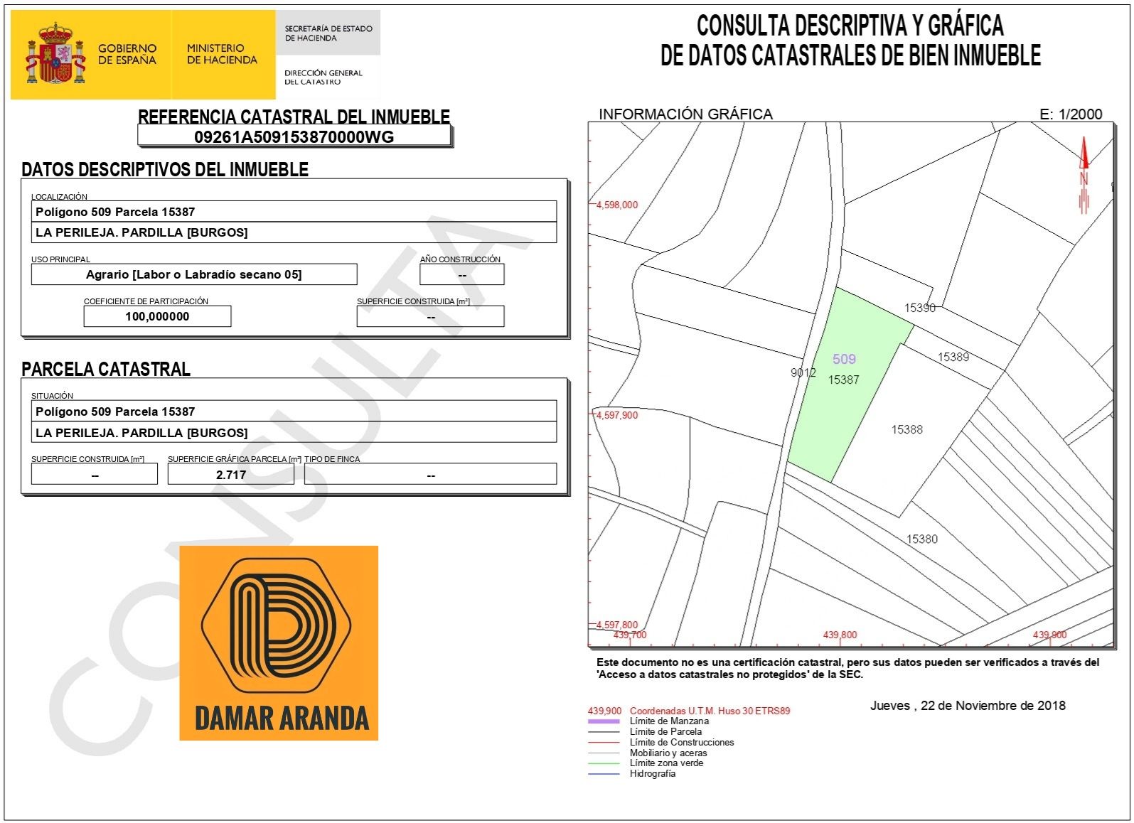 Vista exterior de Terreno en venta en Pardilla