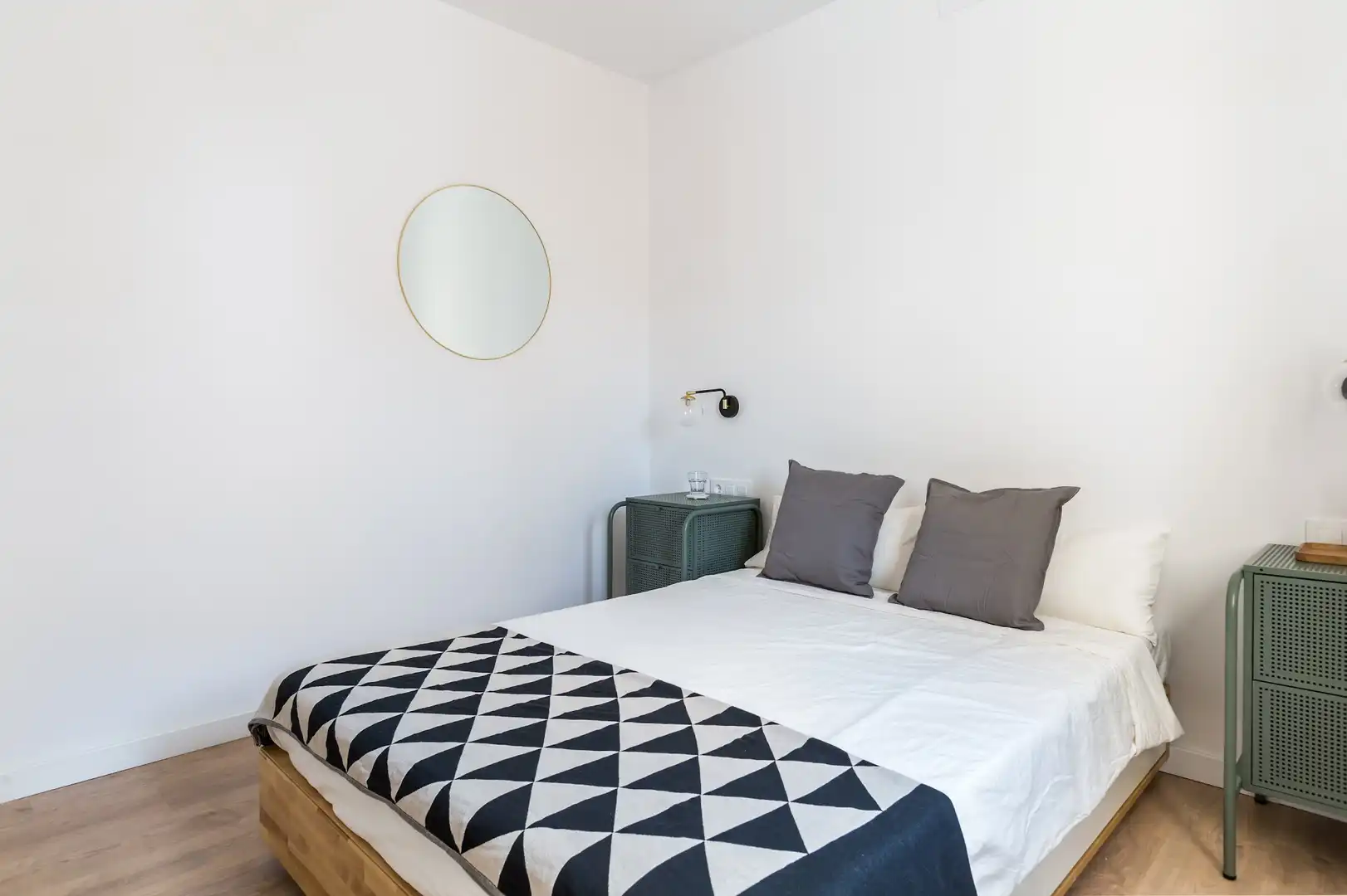 Schlafzimmer von Wohnungen mieten mit Kaufoption in Barcelona mit Klimaanlage, Terrasse und Möbliert