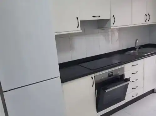 Kitchen of Flat for rent in Vigo   with Air Conditioner, Parquet flooring and Storage room