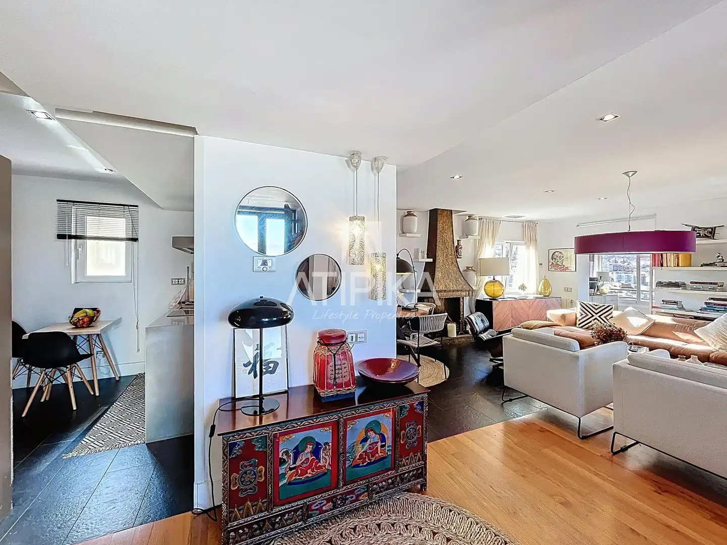 Schlafzimmer von Maisonette zum Verkauf in Barcelona mit Klimaanlage, Heizung und Terrasse