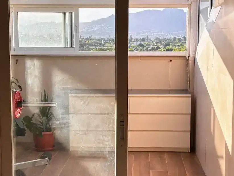 Balcony of Flat for sale in Pedreguer  with Air Conditioner