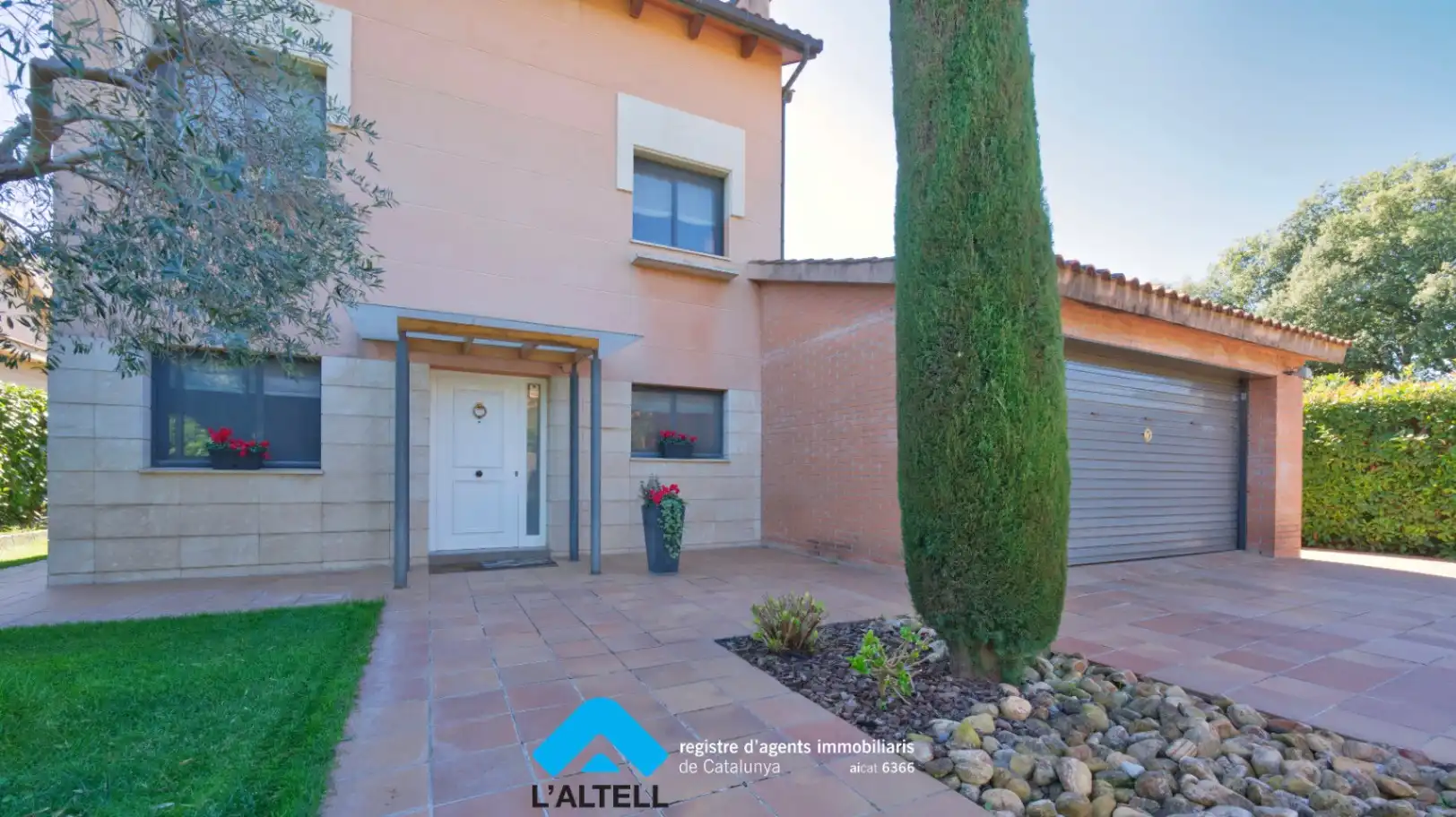Vista exterior de Casa o chalet en venta en L'Ametlla del Vallès con Aire acondicionado, Calefacción y Jardín privado
