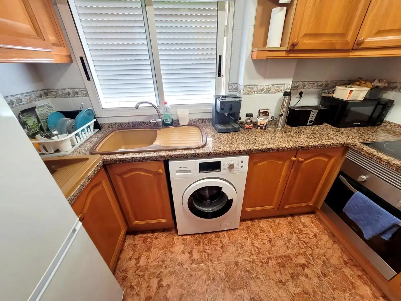 Kitchen of Apartments for rent in Gandia  with Air Conditioner, Terrace and Storage room