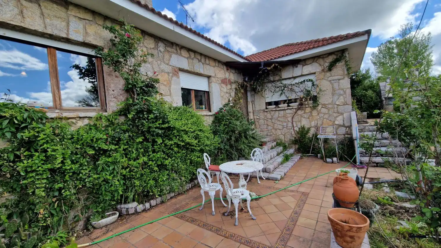 Terraza de Casa o chalet en venta en Santa María de Ordás con Calefacción y Terraza