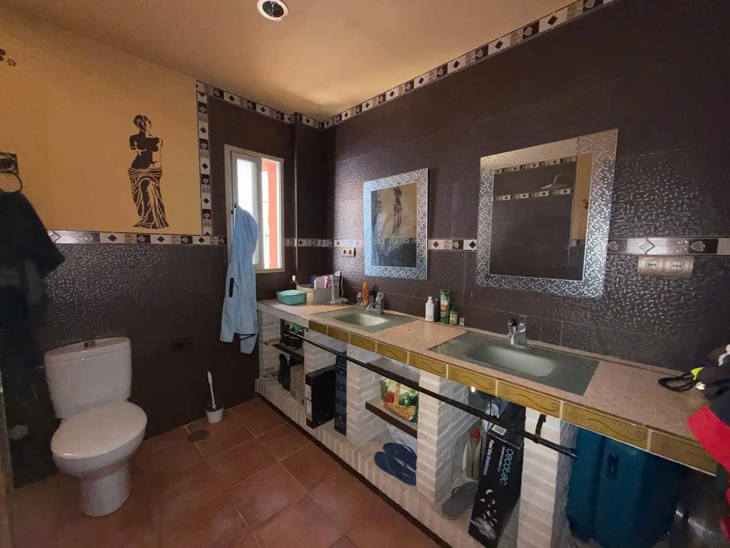 Bathroom of Houses for sale in Málaga  with Air Conditioner, Terrace and Furnished
