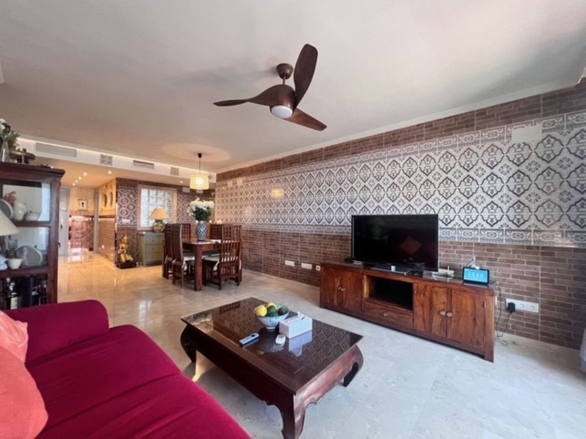 Living room of Attic for sale in Marbella  with Air Conditioner, Terrace and Storage room