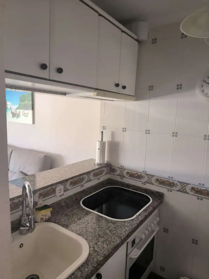 Cocina de Apartamento de alquiler en Torrox con Piscina, Amueblado y Internet