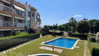 Garden of Flat for sale in Sant Andreu de Llavaneres  with Air Conditioner, Terrace and Swimming Pool