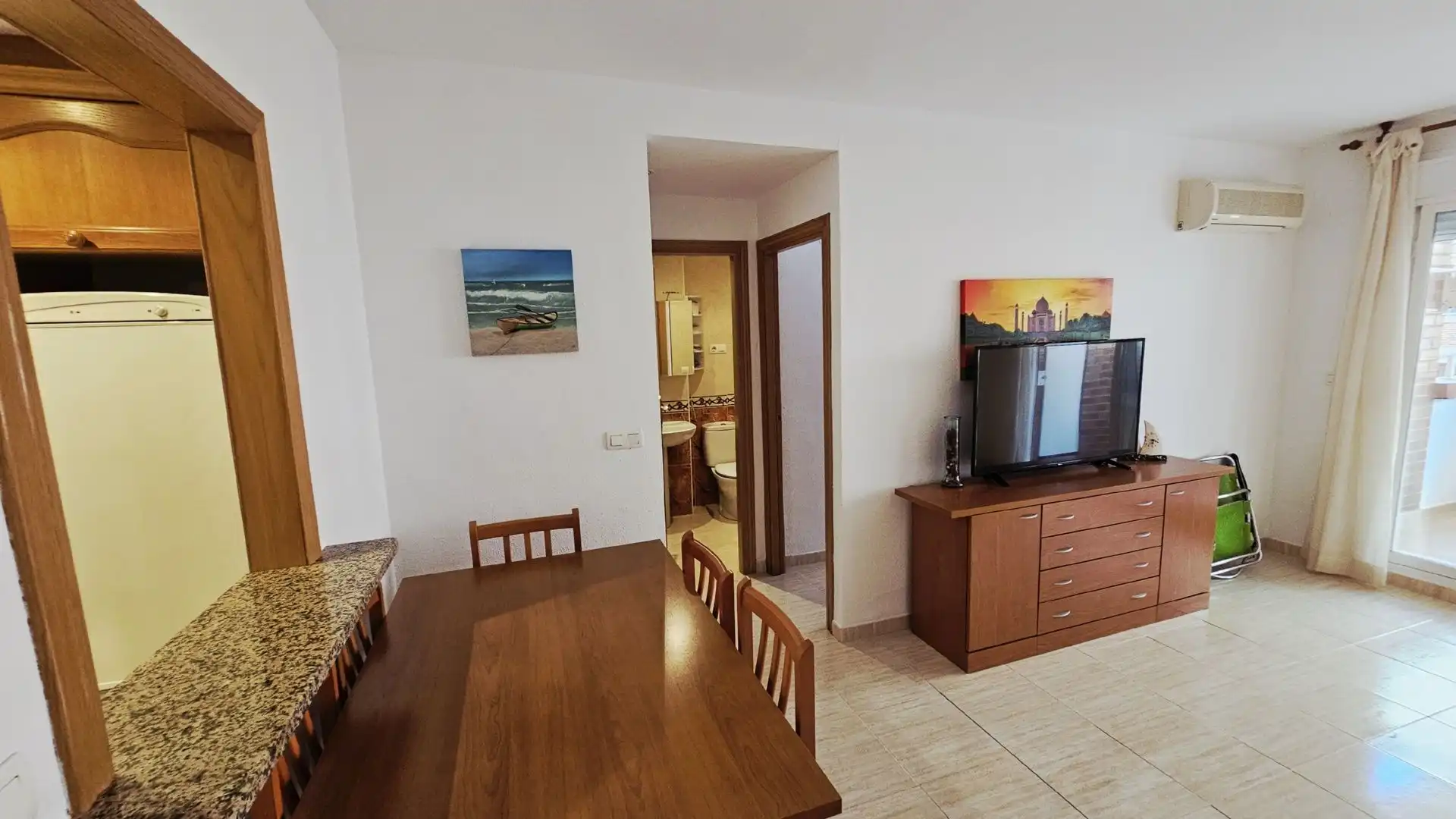 Sala de estar de Apartamento en venta en Oropesa del Mar / Orpesa con Aire acondicionado, Calefacción y Terraza