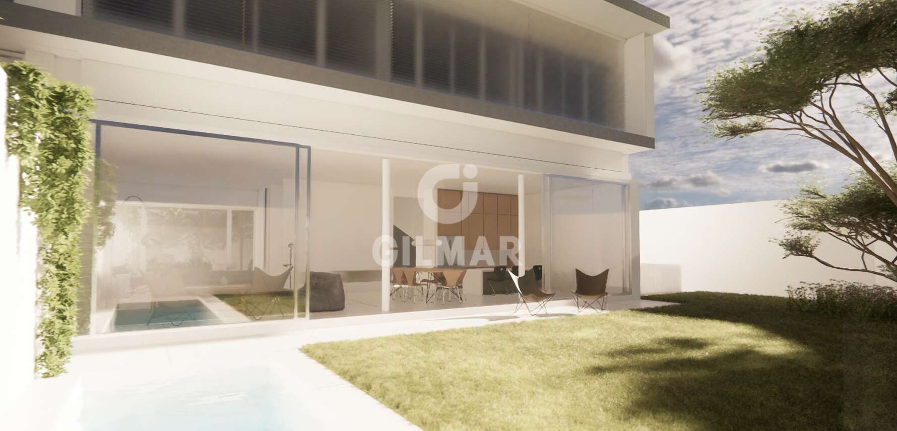 Garden of Single-family semi-detached for sale in Pozuelo de Alarcón  with Heating, Private garden and Swimming Pool