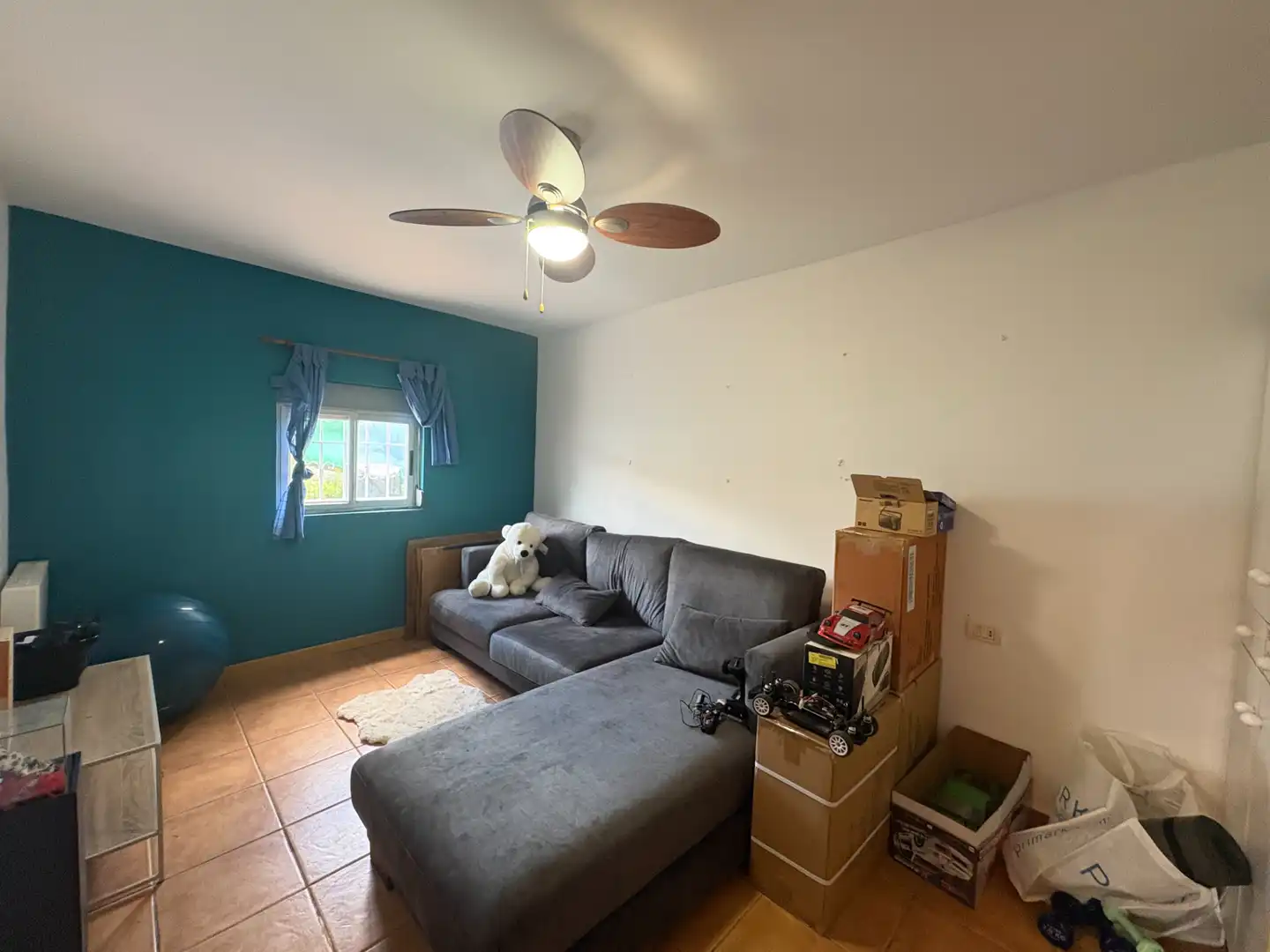Sala d'estar de Casa o xalet en venda en Sant Joan de Moró amb Aire condicionat, Jardí privat i Terrassa